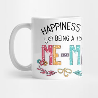 Happiness Is Being A Me-Ma Wildflowers Valentines Mothers Day Mug